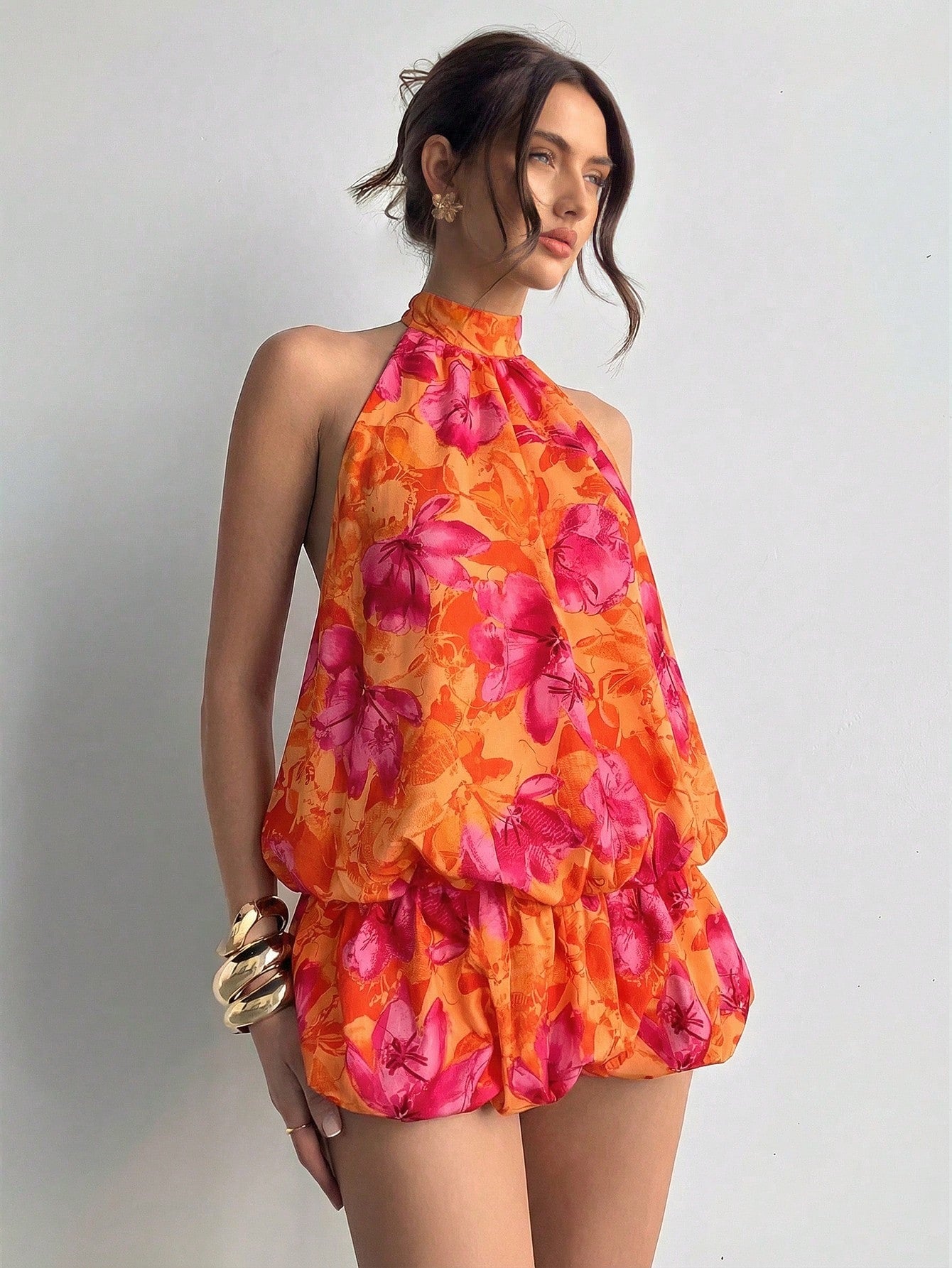 Cindy Ruffle Mini Dress