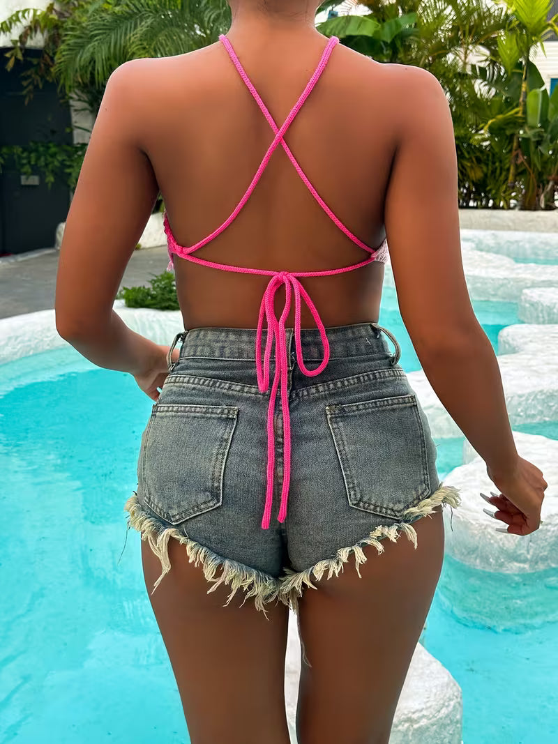 Suzana Crochet Top