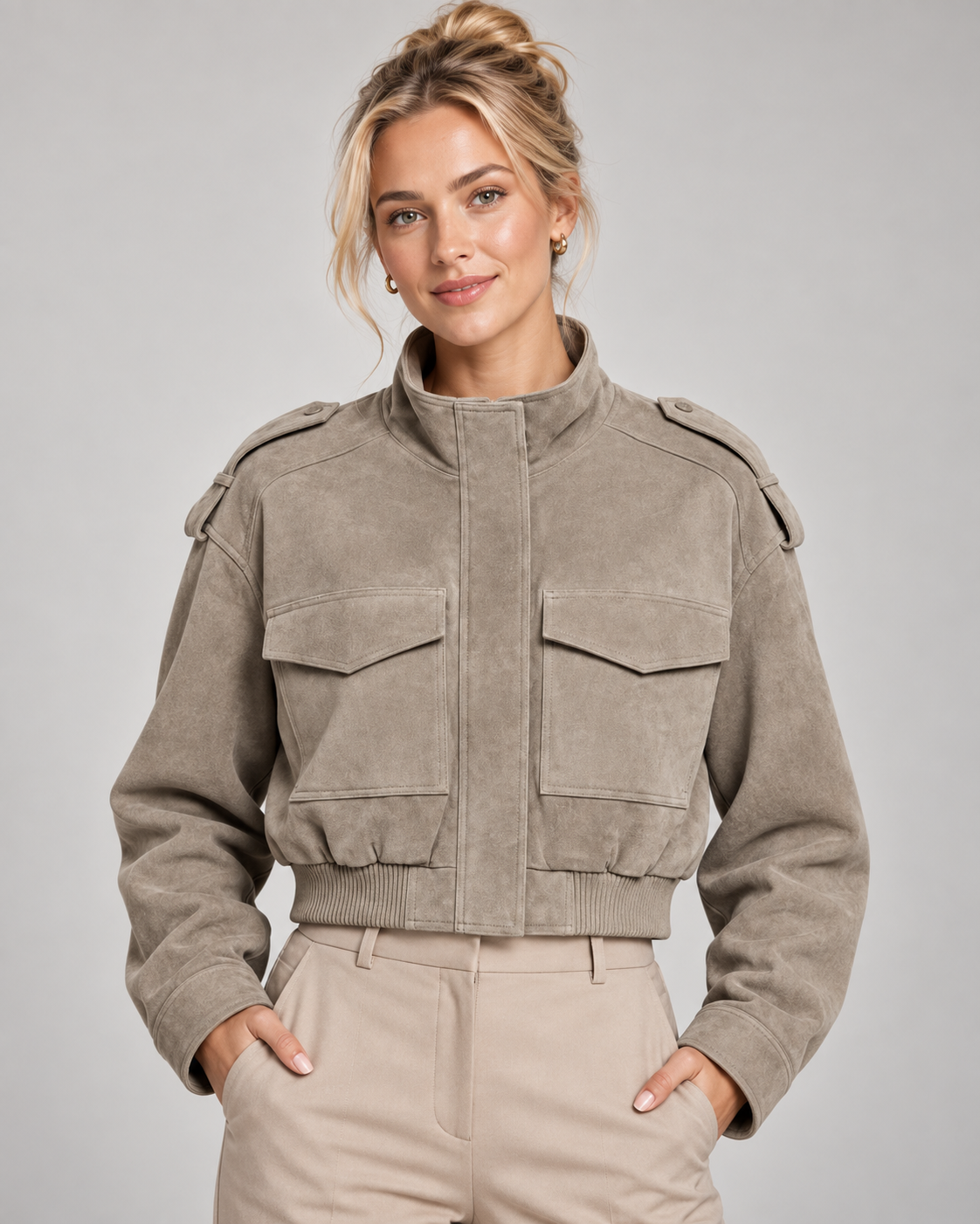Maya Faux Leather Jacket