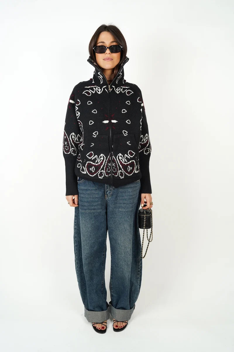 Tara Zip-Up Sweater