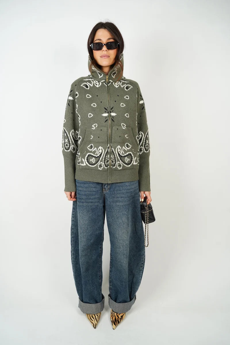 Tara Zip-Up Sweater