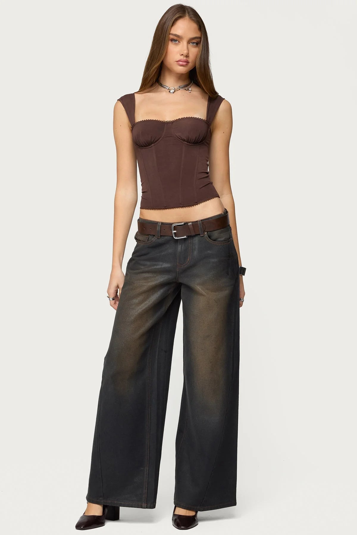 Jada Wide Strap Corset