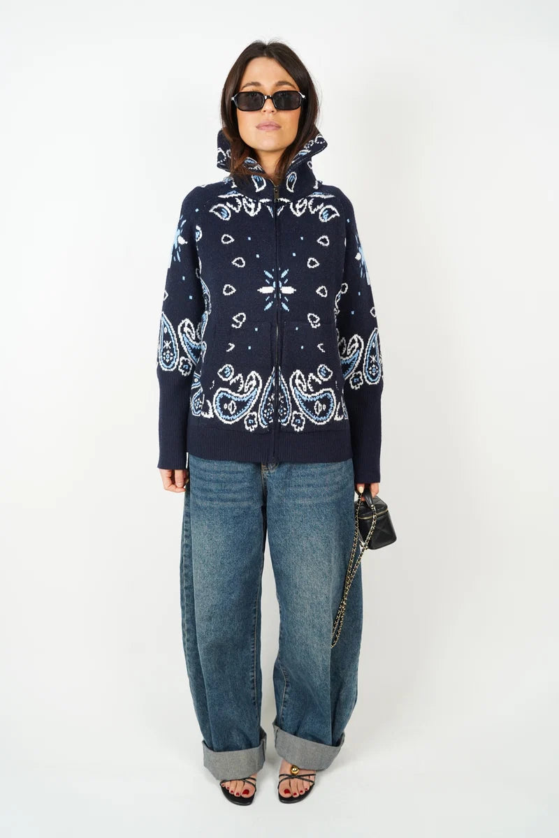 Tara Zip-Up Sweater