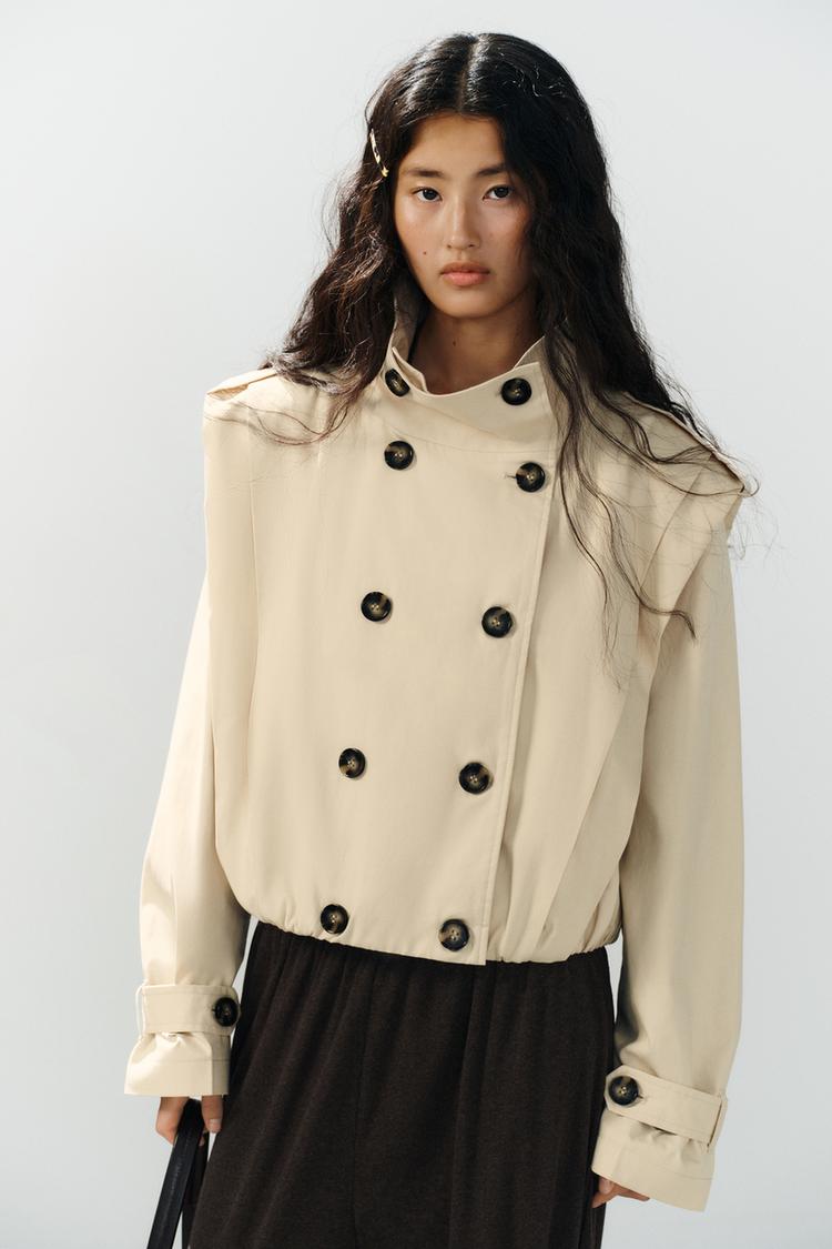 Polly Pleated Trenchcoat