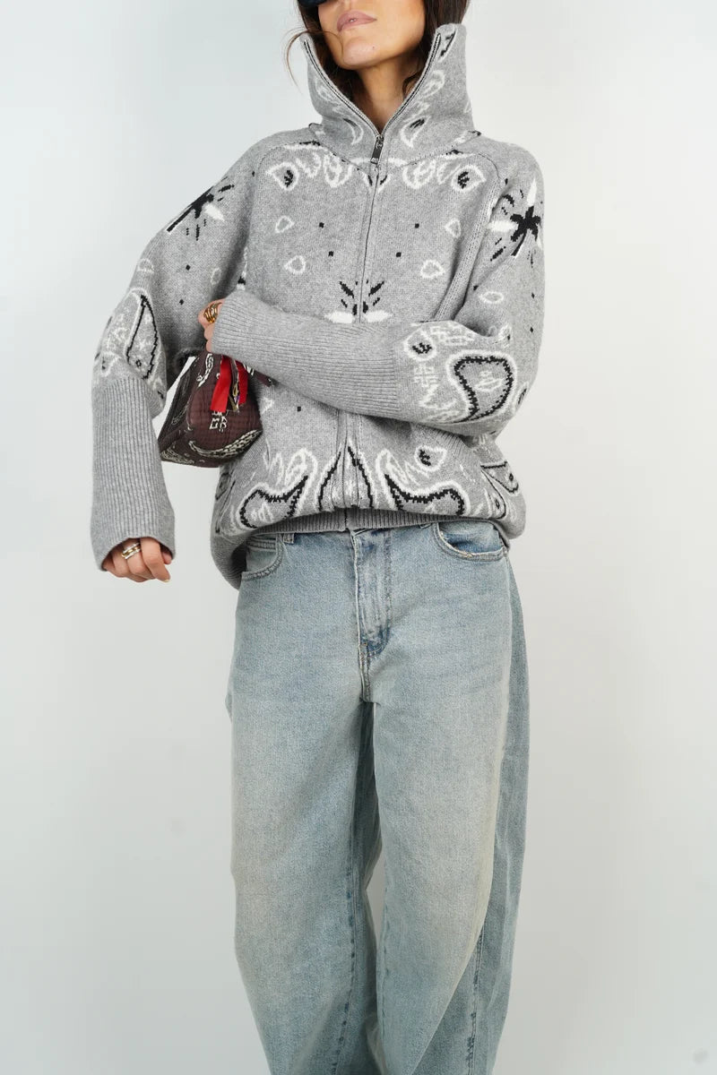 Tara Zip-Up Sweater
