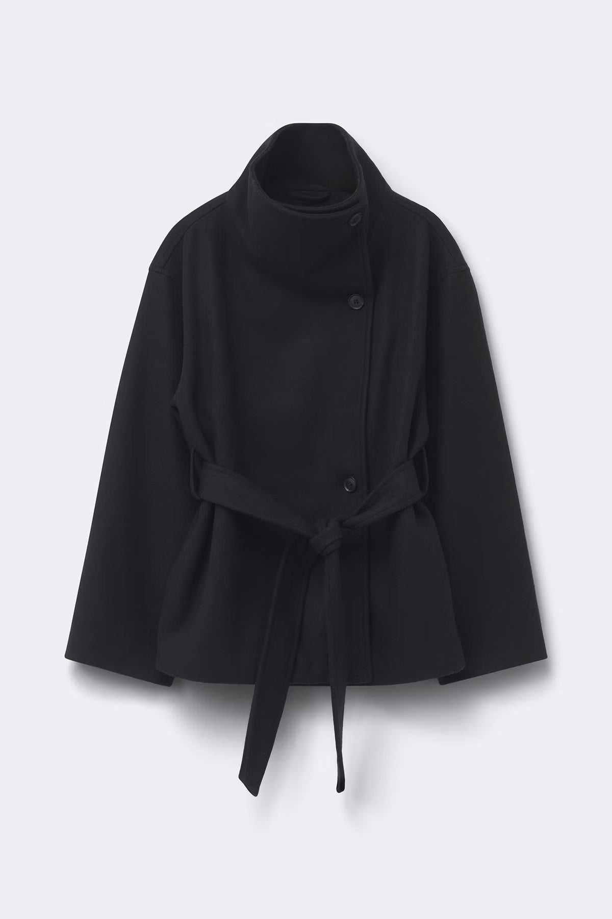 Selina High Neck Belted Jacket