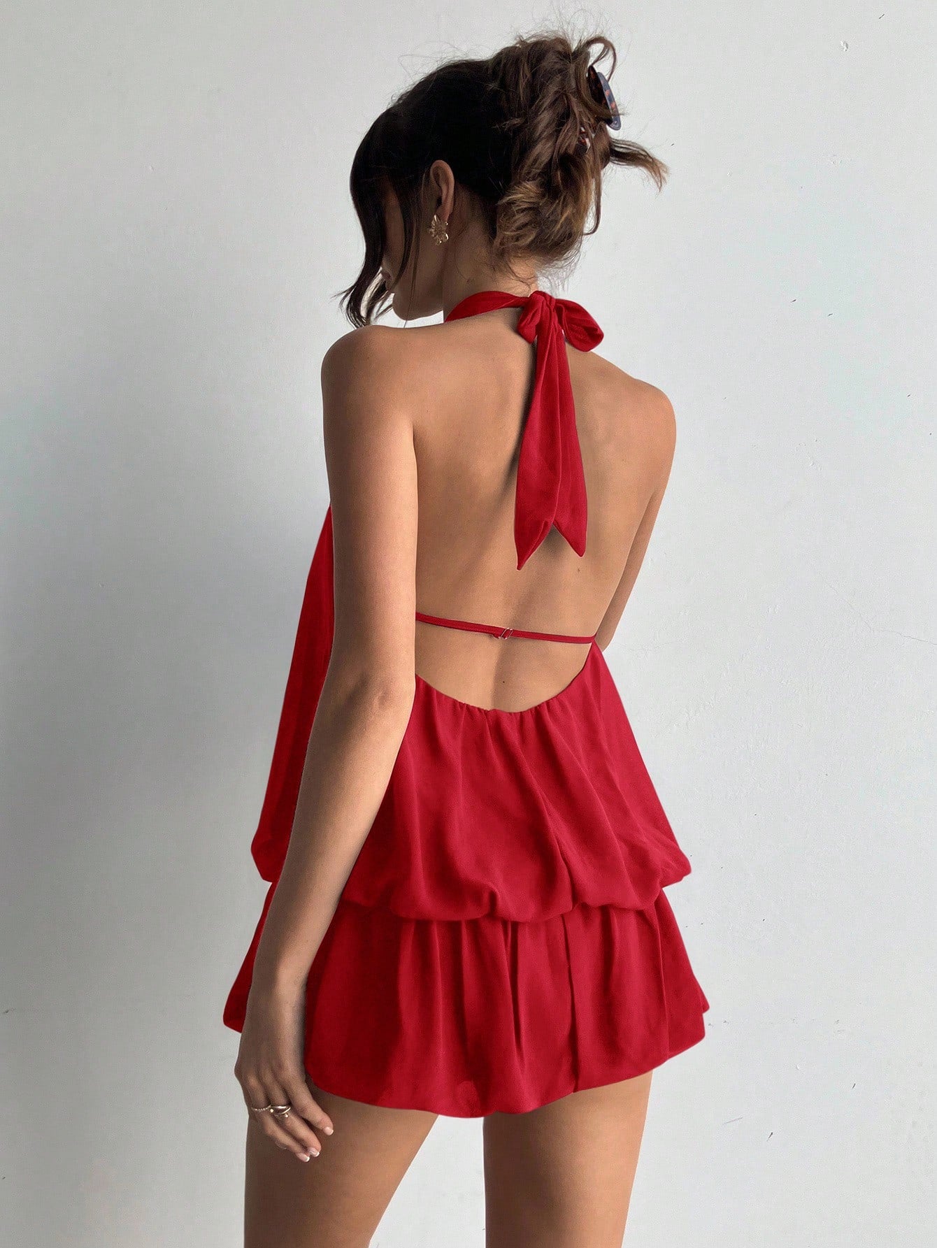 Cindy Ruffle Mini Dress