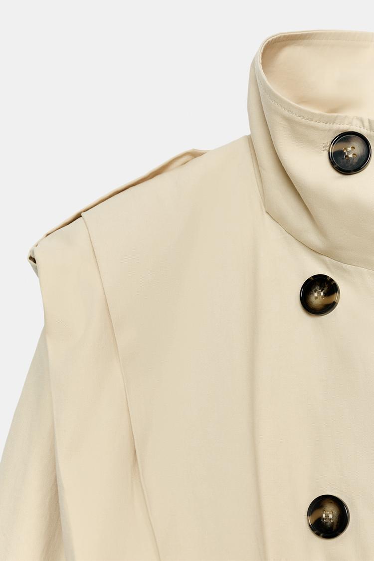 Polly Pleated Trenchcoat