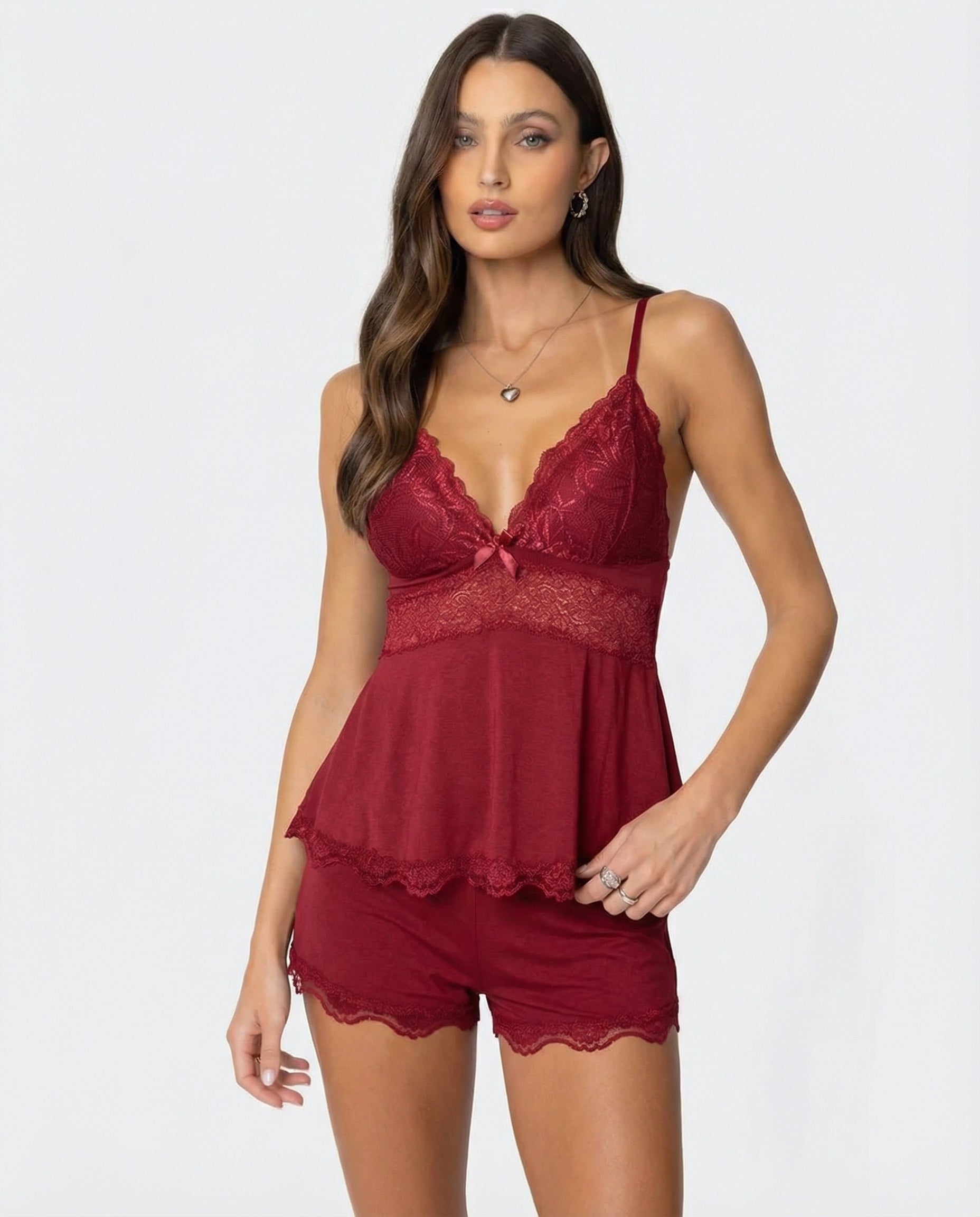 Jasmine - Midnight Kiss Lace Set