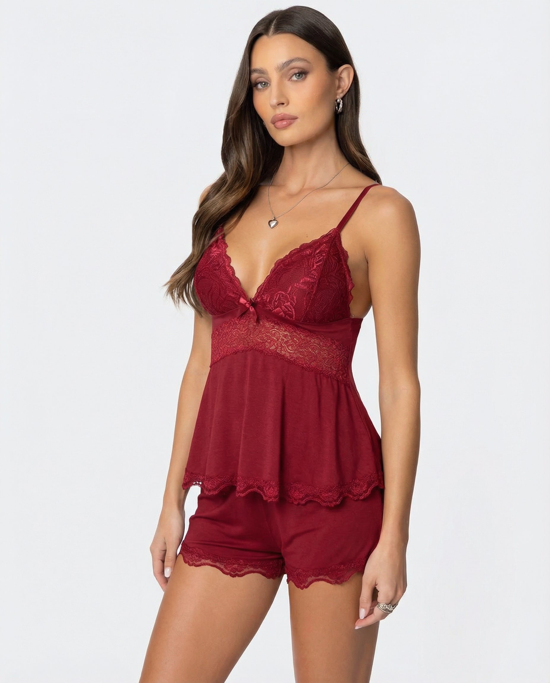 Jasmine - Midnight Kiss Lace Set