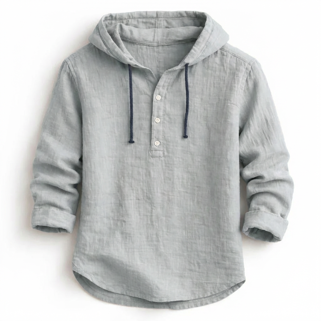 Hugo Linen Hoodie Shirt