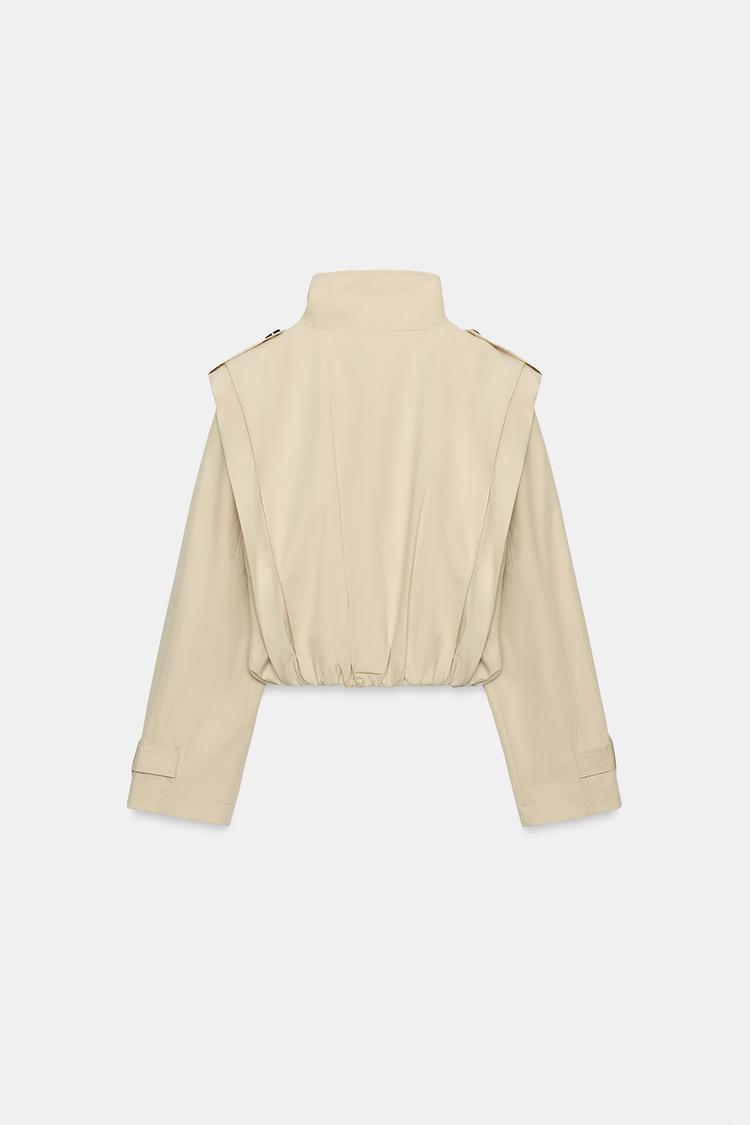 Polly Pleated Trenchcoat