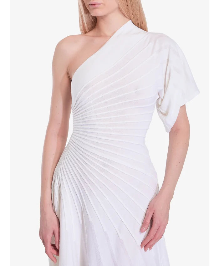 Belle Asymmetrical Midi Dress