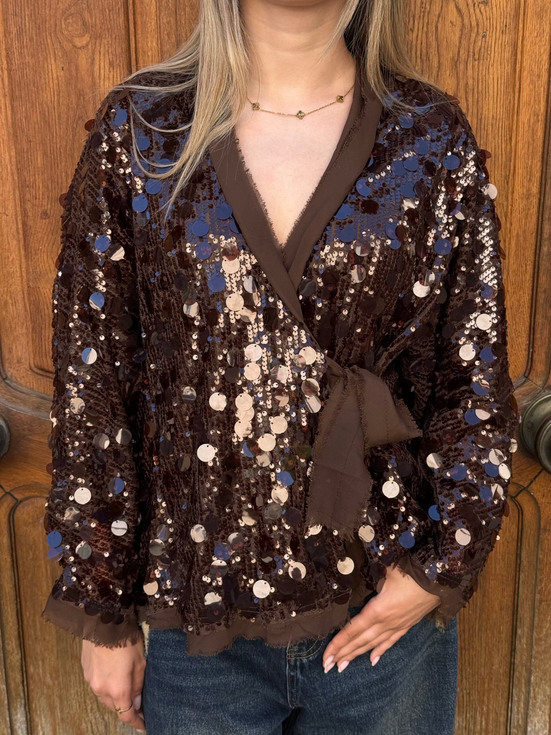 Stella sequined Kimono