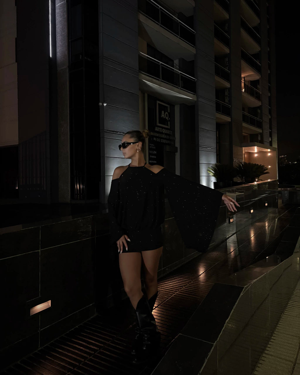 Starlight Backless Mini Dress