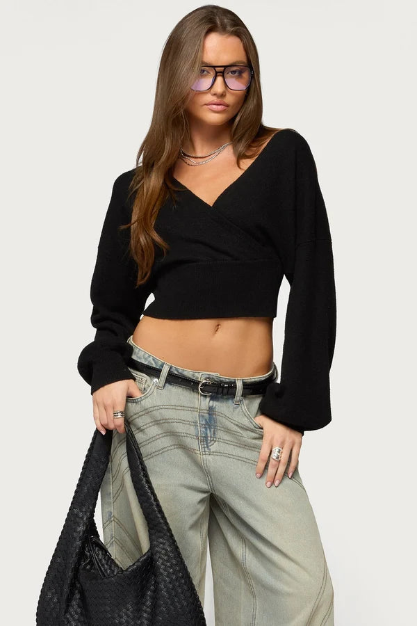 Gaby Wrap Sweater