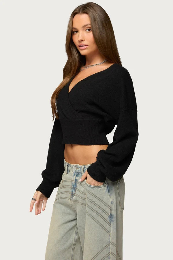 Gaby Wrap Sweater