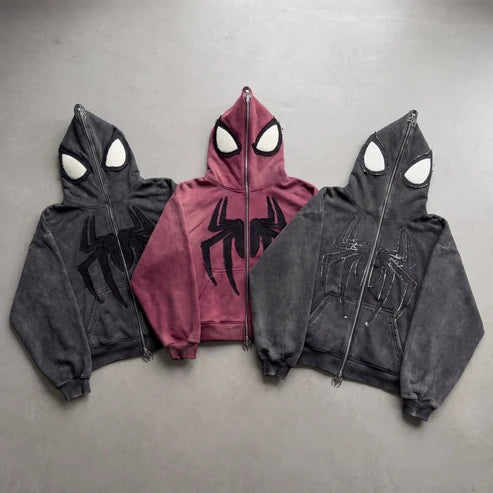Spider Zip Hoodie
