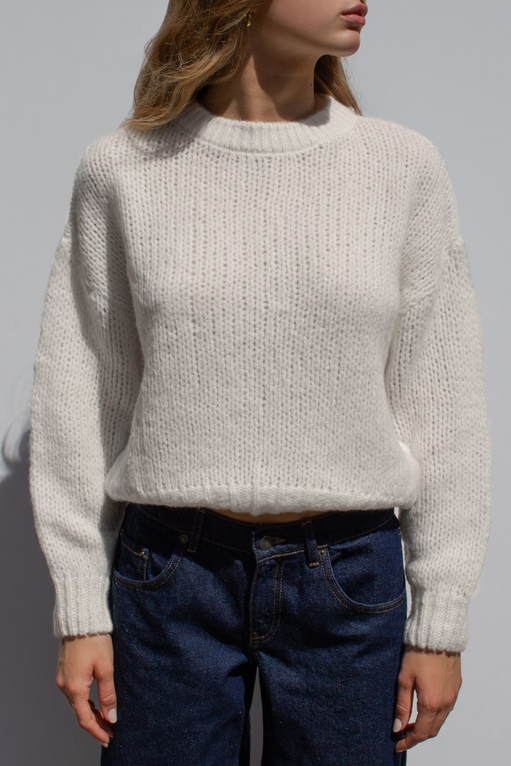 Crew neck sweater - LOUVELLI