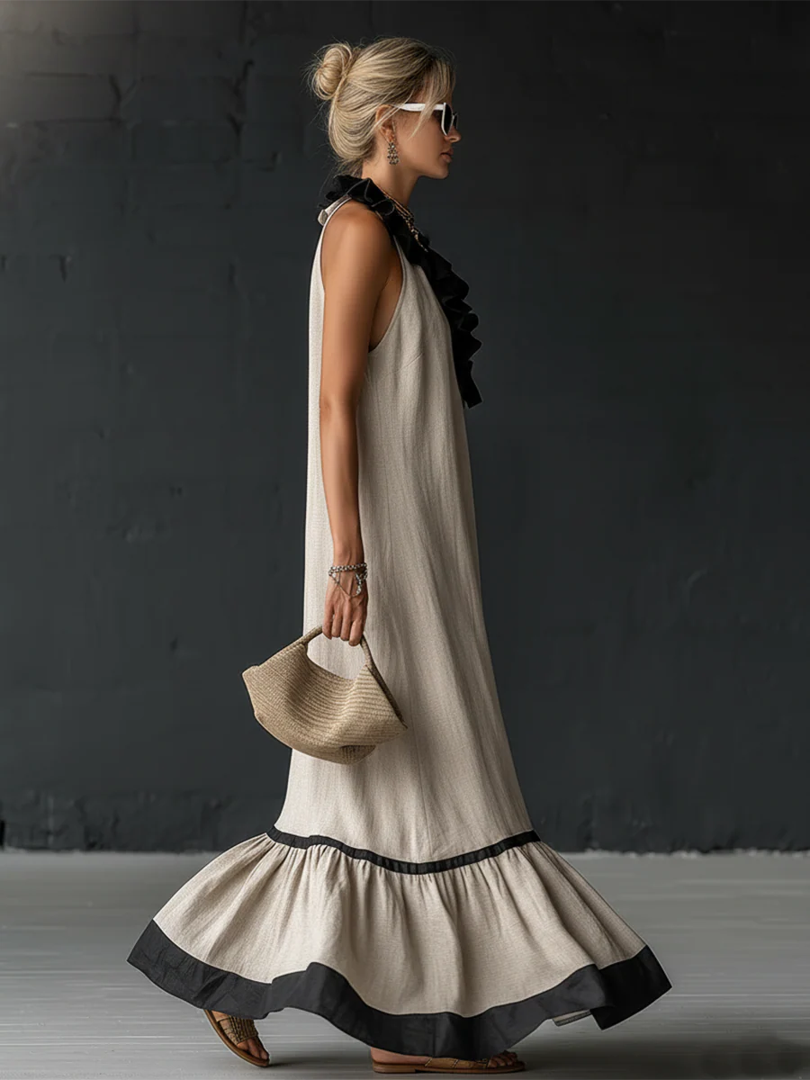 Kendall Ruffled Maxi Dress