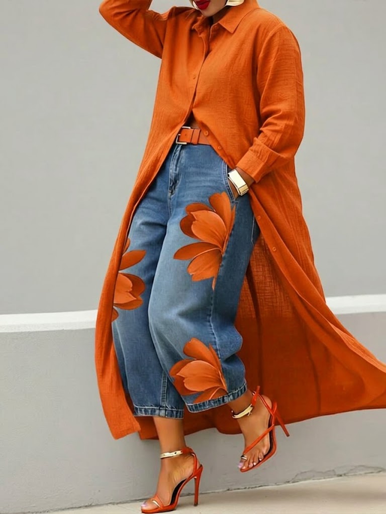 Blossom | Floral Denim