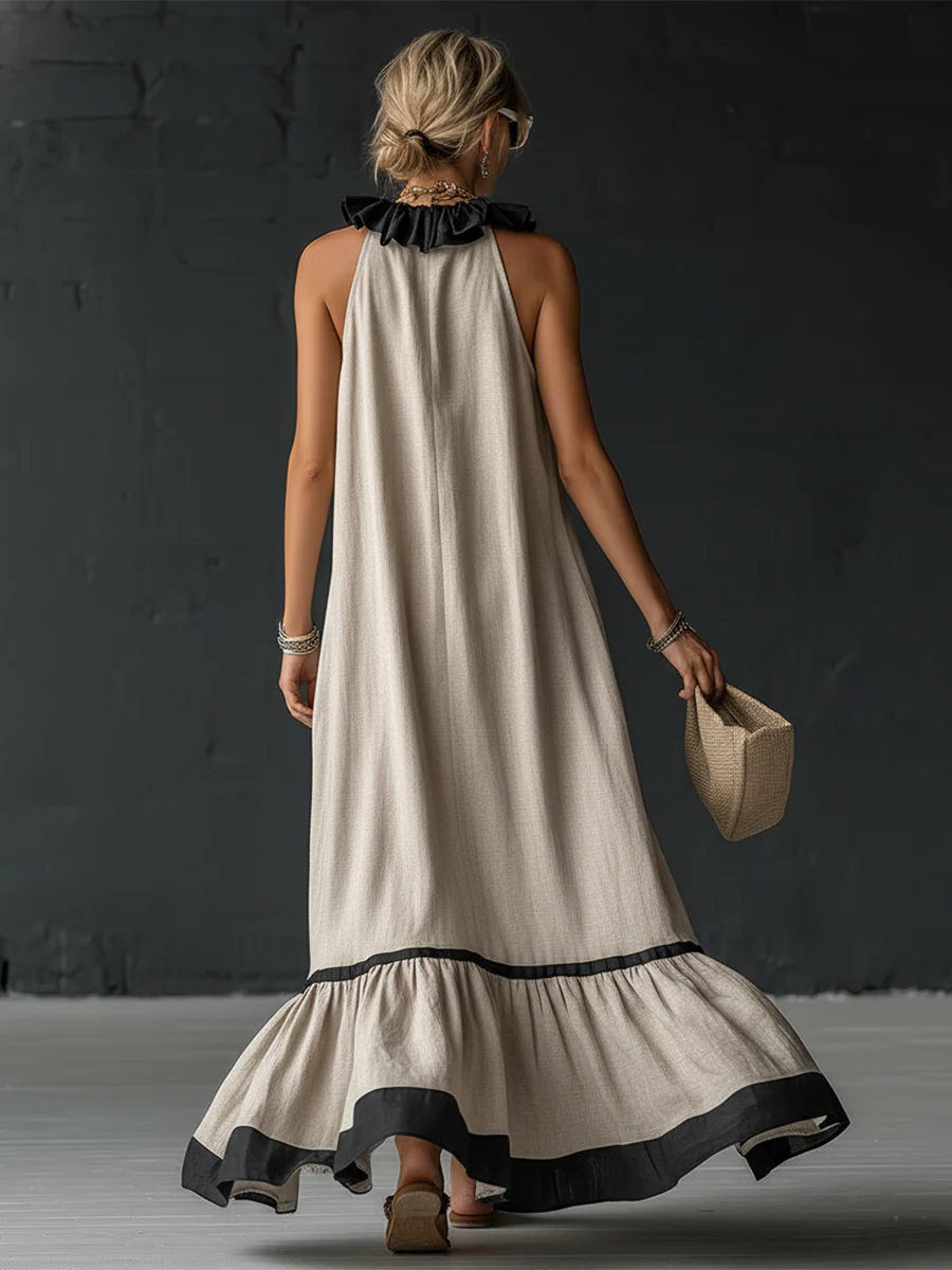 Kendall Ruffled Maxi Dress