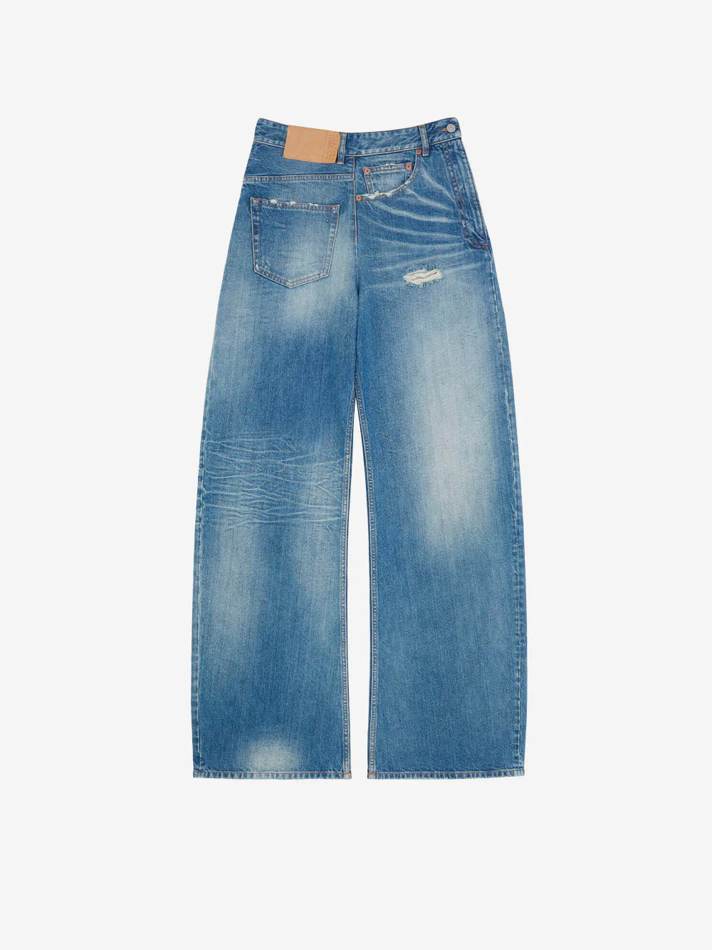 Reversed Wide Leg Jeans