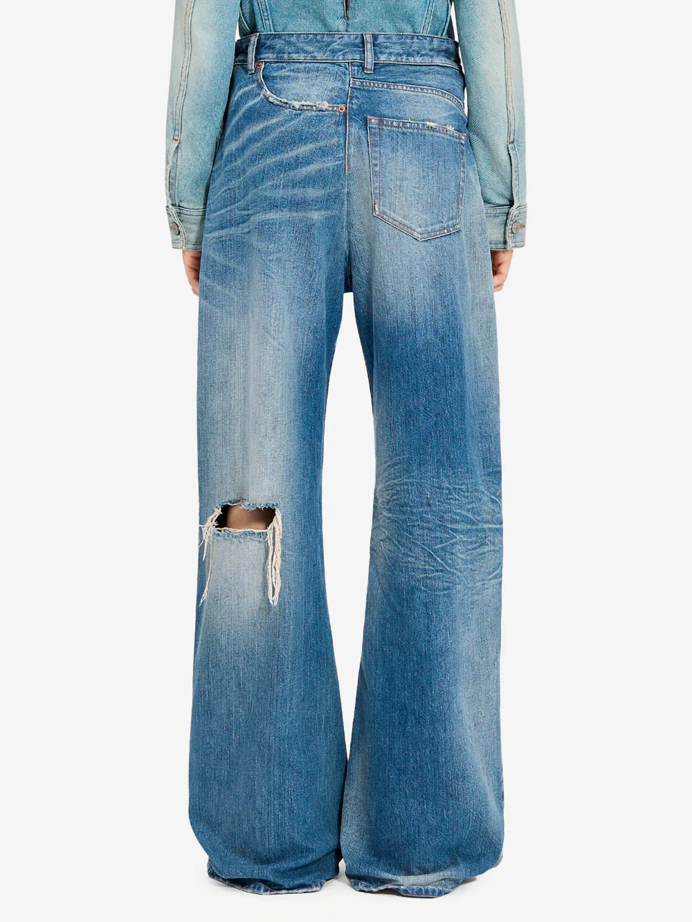 Reversed Wide Leg Jeans