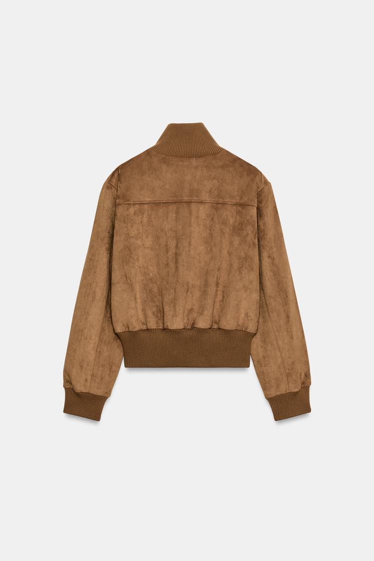 Selma Suede Bomber Jacket