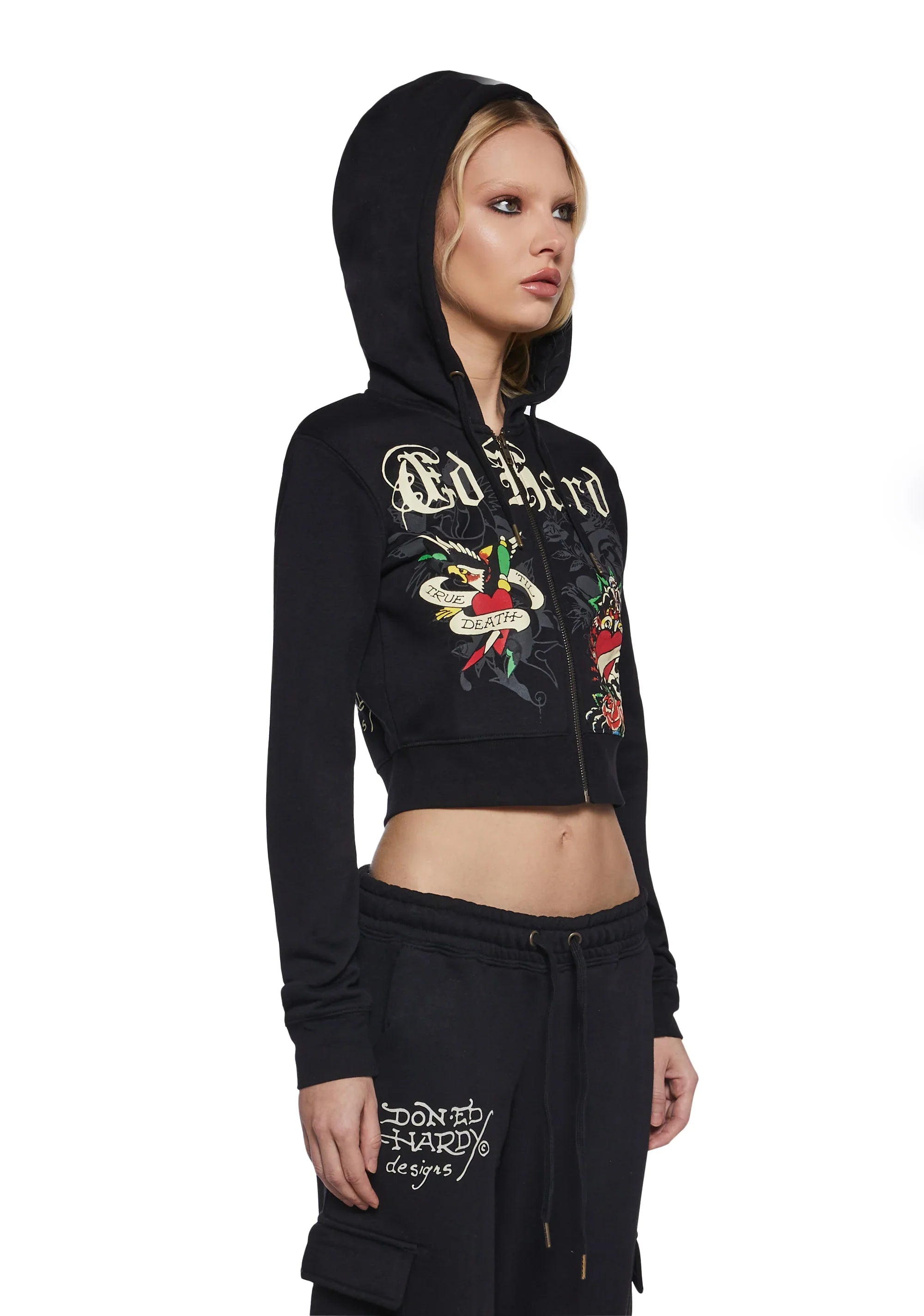 Graphic Zip Up + Sweats Set
