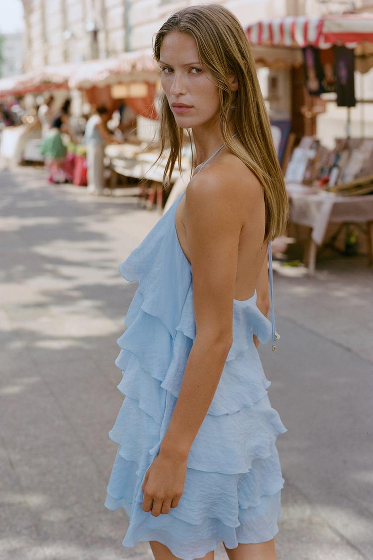 Dawn Ruffle Mini Dress