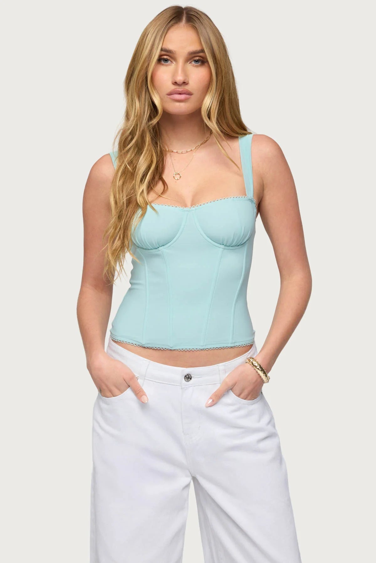 Jada Wide Strap Corset
