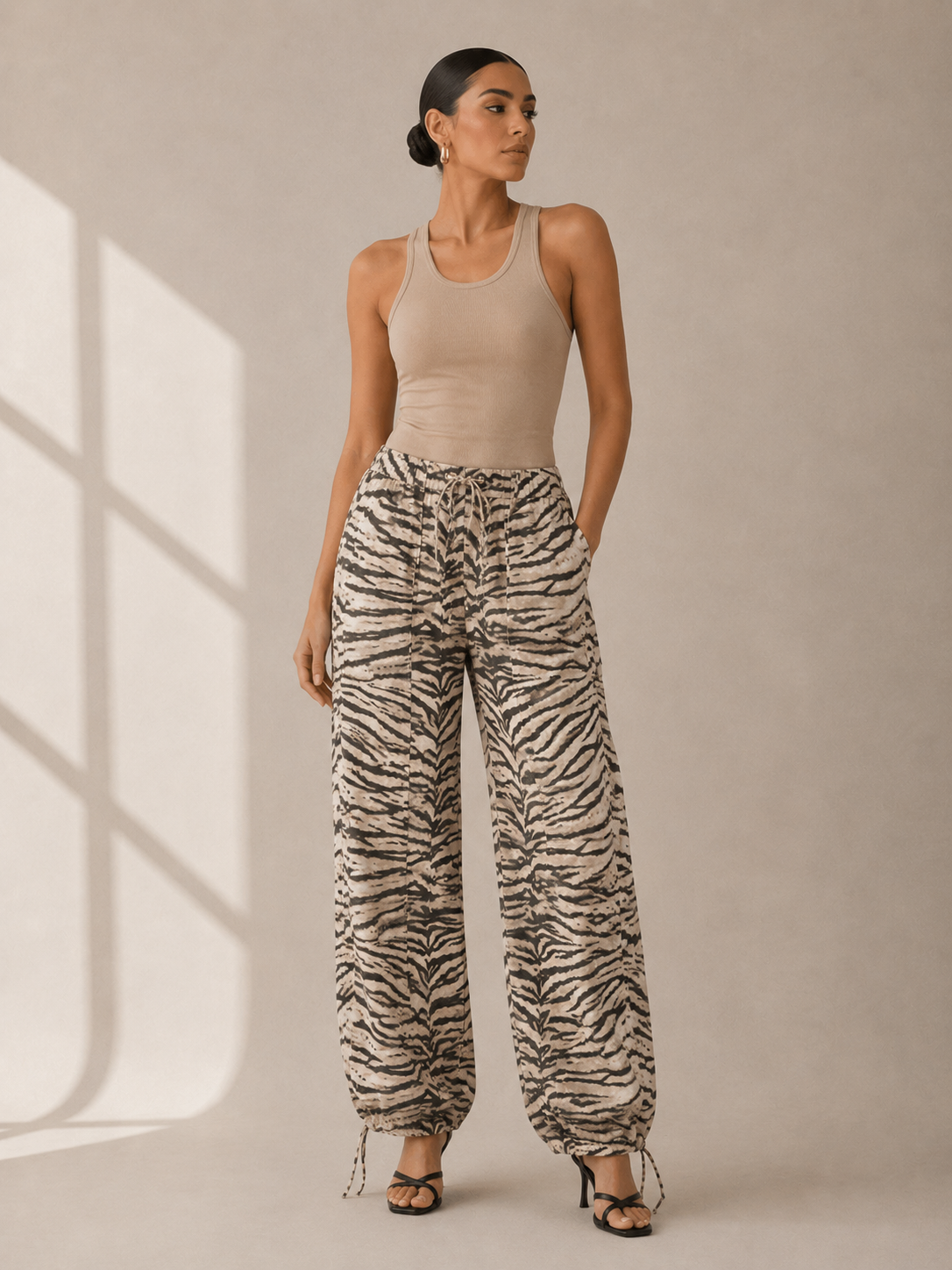 Ciara Animal Print Trousers