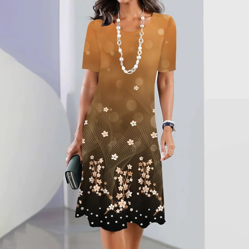 Mariam - Elegant Floral Midi Dress