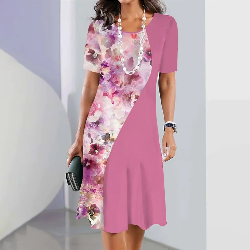 Mariam - Elegant Floral Midi Dress