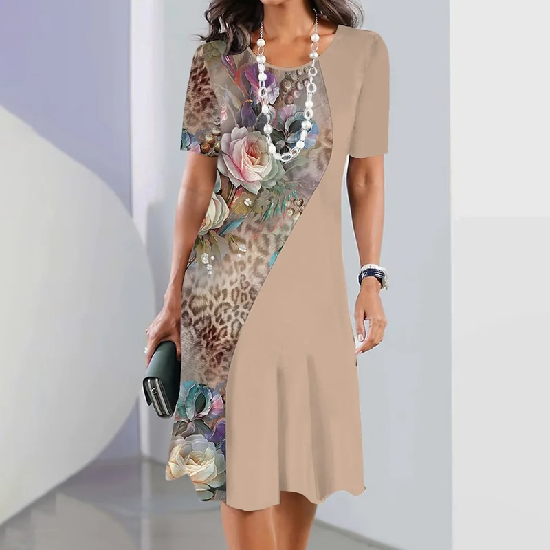 Mariam - Elegant Floral Midi Dress