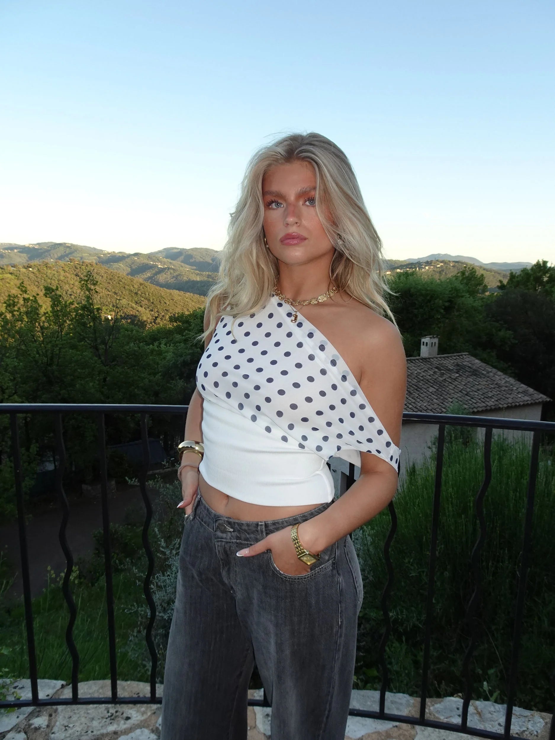 Monaco Dots Top