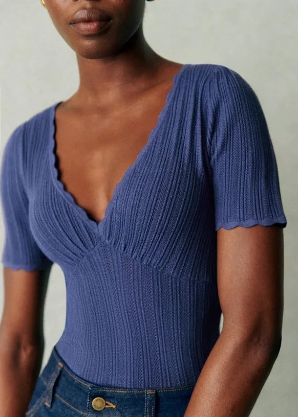 Isabella Ribbed Shirt