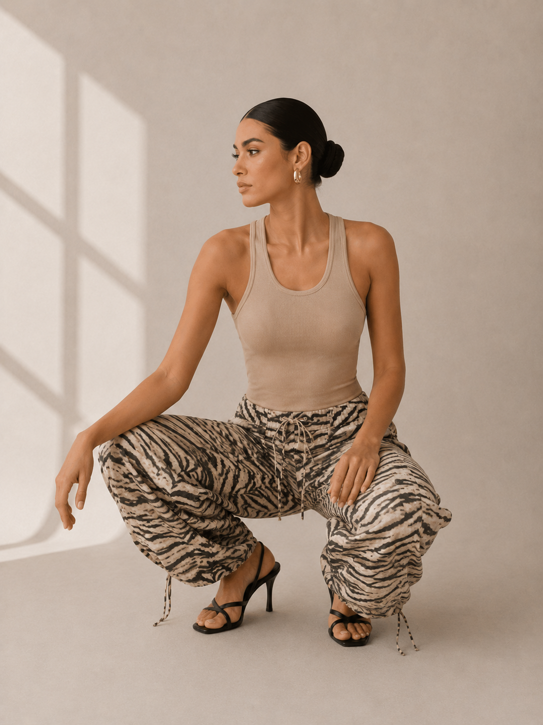 Ciara Animal Print Trousers