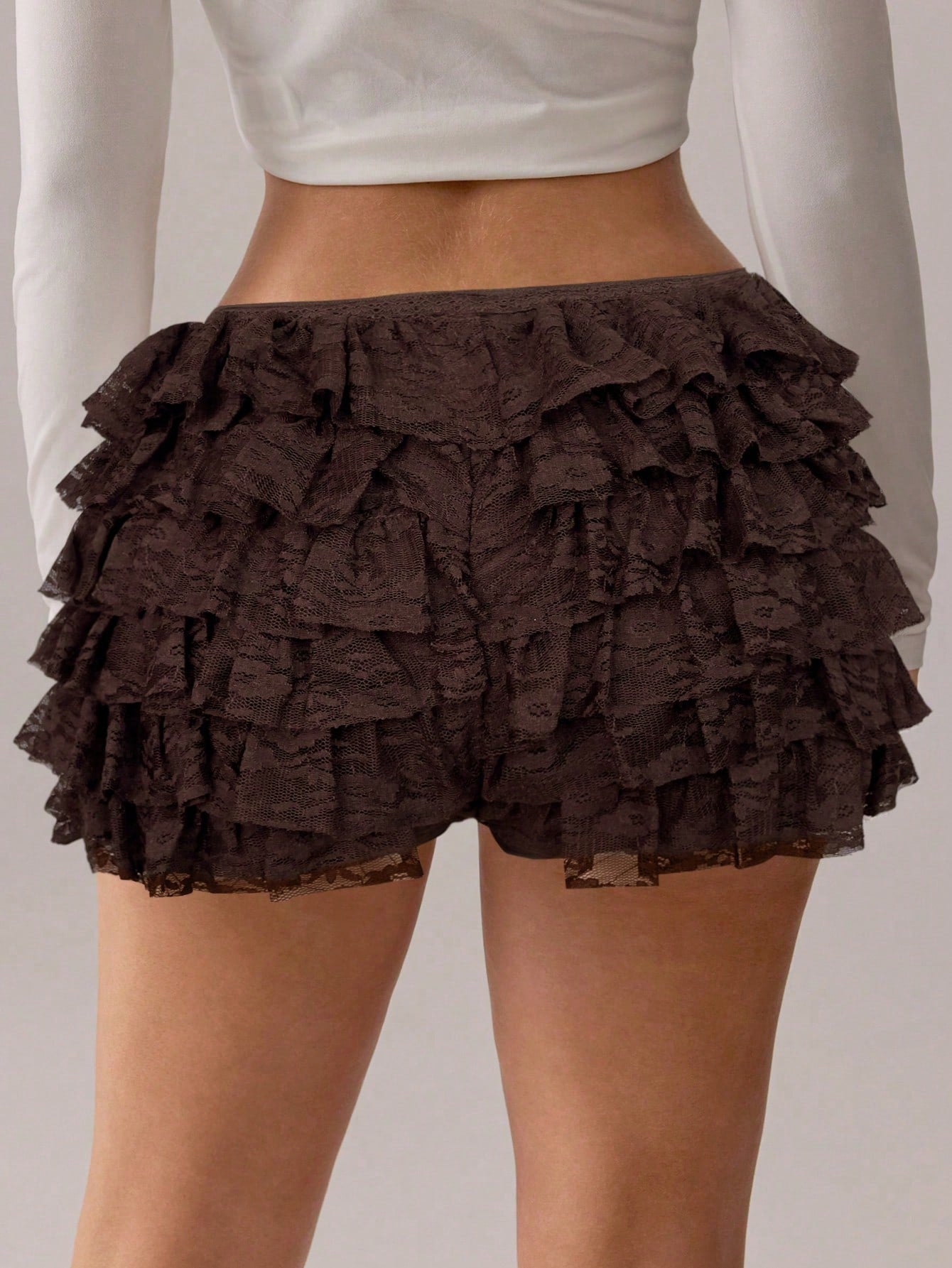 Tatiana Ruffle Lace Shorts